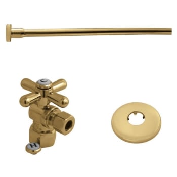 Image for Kingston Brass Ktk102p Toilet Supply Kit, 1/2" Ips Inlet - 3/8" Outlet from HD Supply