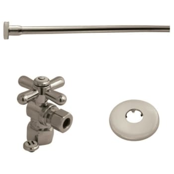 Image for Kingston Brass Ktk108p Toilet Supply Kit, 1/2" Ips Inlet - 3/8" Outlet from HD Supply