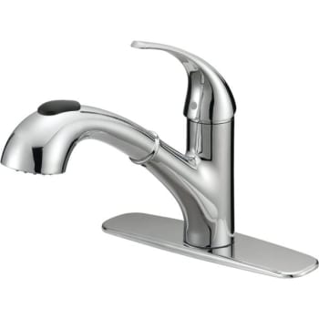 Seasons® Anchor Point™ Pull-Out Kitchen Faucet w/ 1.8 GPM, 1 Handle, Chrome Plated