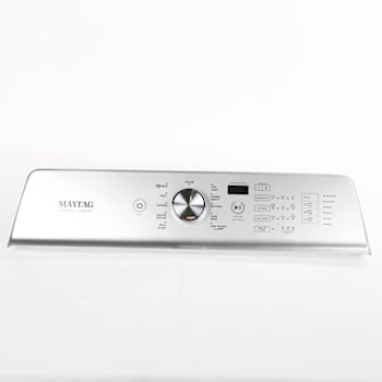 Whirlpool Replacement Stainless Steel Control Panel For Washer, Part # W10919546
