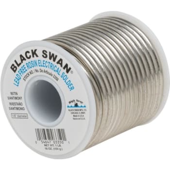 Black Swan 1 Pound Lead-Free Rosin Core Solder