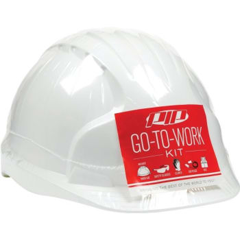 PIP Go-To-Work Kit With Cap Style Hard Hat-Glove Size Extra-Large, Vest Size 2X-Large