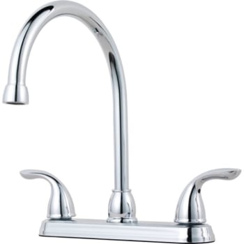 Image for Pfister® Pfirst™ 2-Handle, High Arc Kitchen Faucet, 1.75 GPM, Chrome from HD Supply
