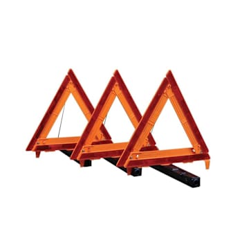 Accuform Emergency Warning Triangles Package Of 3