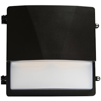 J&h LED Wallpack, Dimmable, Adjustable Lumens And Cct, 30 Watt, Bronze