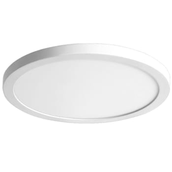 Image for J&h LED 6" Low Profile Flush Mount Ceiling Fixture, Dimmable, 12 Watt, White from HD Supply