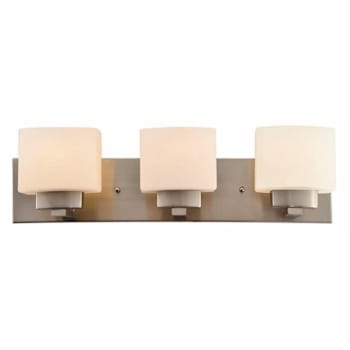 Design House Dove Creek 24" 3-Light Satin Nickel Bathroom Vanity Light