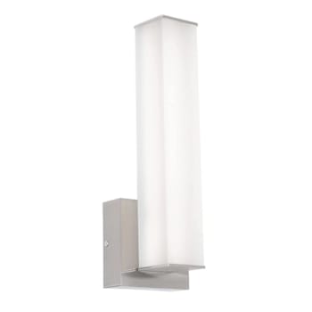 Afx Tad 14" LED Wall Sconce, 27/30/35/40/50k Cct, 12 Watt, Satin Nickel