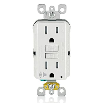 Leviton Smartlockpro 15 Amp Self-Test Tamper-Resistant Gfci Outlet, White