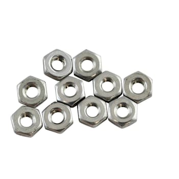 Acorn Engineering Company Replacement Hex Nut, #8-32, Stainless Steel Case Of 50