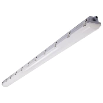 SATCO 8' Vapor Proof Linear Fixture With Integrated Sensor, Select CCT & Wattage