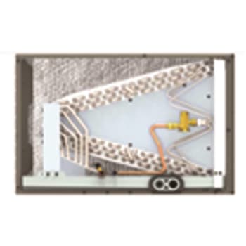 Johnson Controls 3.0 Ton Horizontal Cased Coil 17.5" Cabinet Width W/Txv