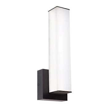 Afx Tad 14" LED Wall Sconce, 27/30/35/40/50k Cct, 1100 Lumens, 12 Watt, Black