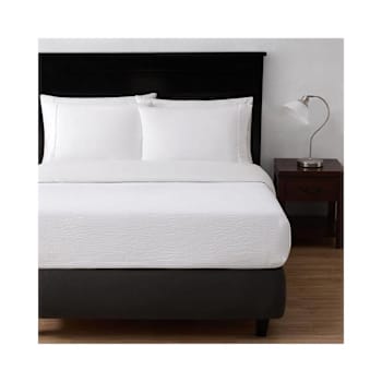 Image for Berkshire Hospitality Seesucker F/Q Top Sheet White Case Of 6 from HD Supply