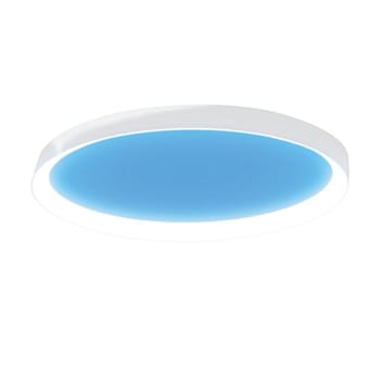 Image for FEIT Vista 24" Oval Flush Artificial Skylight LED Fixture, White, Package Of 2 from HD Supply