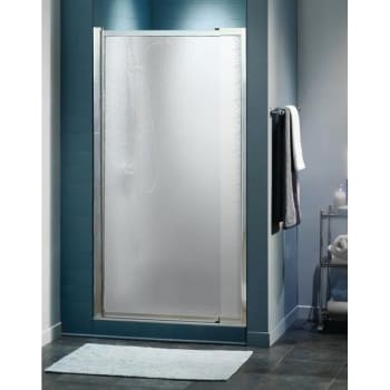 Image for MAAX® Pivot Shower Door Hammered Glass Pattern 64-1/2H x 28 To 32-1/2"W from HD Supply