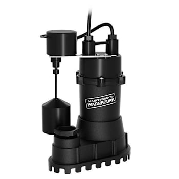 Maintenance Warehouse® 1/3 HP Cast Iron Sump Pump