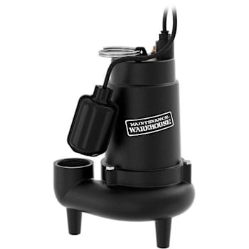 Maintenance Warehouse® 3/4 HP Cast Iron Sewage Pump