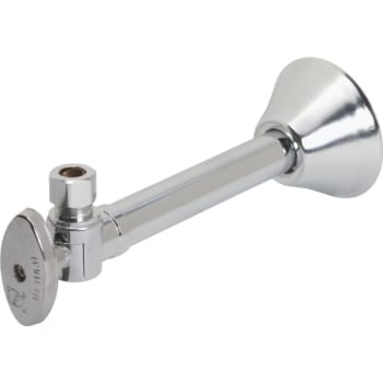 Image for Maintenance Warehouse® Quarter-Turn Chrome Key Straight Stop 5" Tube from HD Supply
