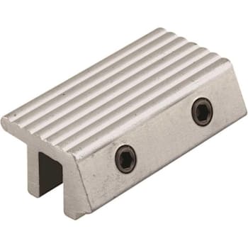 Prime-Line 1/4" X 2" White-Painted Sliding Door And Window Lock