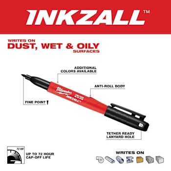 Image for Milwaukee Inkzall Multi-Colored Fine Point Jobsite Marker from HD Supply