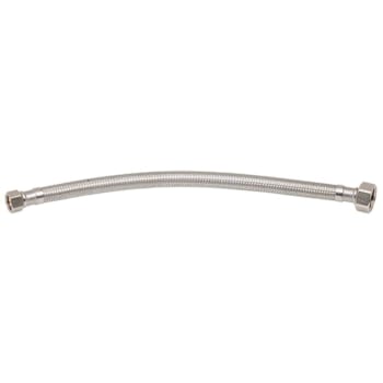 Maintenance Warehouse Stainless Steel Faucet Supply Line 30 in. 3/8 Comp X 1/2 Fip