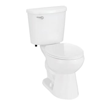 Image for Seasons 2-Piece All-In-One 0.8 GPF Single Flush Round All-In-One Toilet, White from HD Supply