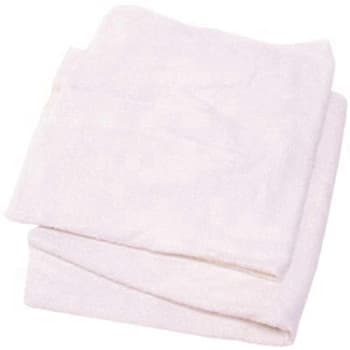 National Brand White Terry Towel Rags, 10 Lbs. Per Box