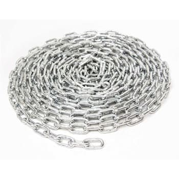 Mibro Kingchain 3/16 In. X 25 Ft. Grade 30 Zinc-Plated Steel Proof Coil Chain