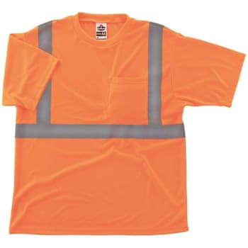 Ergodyne Glowear 8289 Large Hi Vis Orange Type R Class 2 T-Shirt