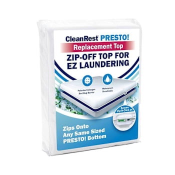 Cleanrest Presto! Zip-Off Replacement Top Queen, 60" X 80", Case Of 3