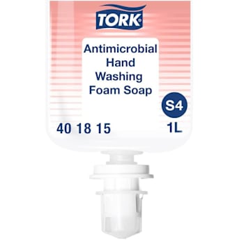 Tork Antimicrobial Hand Washing Foam Soap,s4 (6 Bottle X 1l)