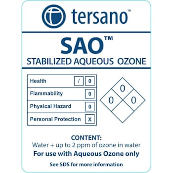 Tersano Sao Secondary Bottle Labels Package Of 100