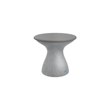 Ledge Lounger™ Autograph Standard Side Table-Granite Gray Base-Gray Lid