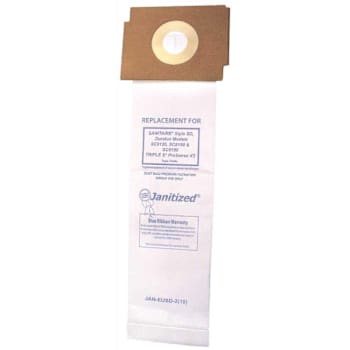 Janitized Vacuum Bag For Sanitaire Style Sd And Sss Prosense X2 Package Of 10