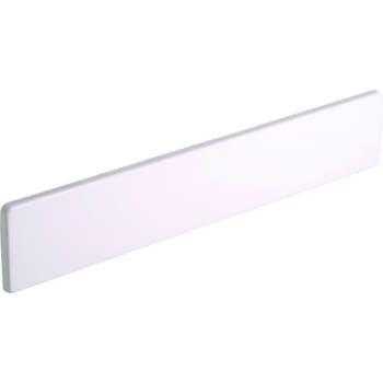 Image for Modular Vanity Tops 18X3-1/4" Solid White Cultured Marble Universal Side Splash from HD Supply