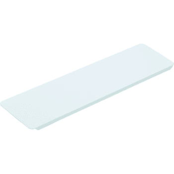 3-5/8w X 13-3/8 Replacement Medicine Cabinet White Metal Shelf