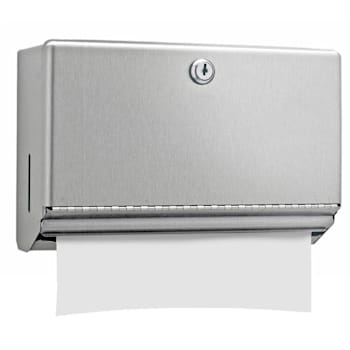 Image for Bobrick Satin-Finish Stainless Steel Multifold Towel Unit 10 3/4" W By 7 1/8" H from HD Supply