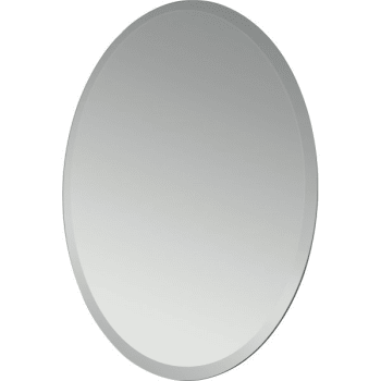 Seasons® 21W x 31" Beveled Edge Oval Wall Mirror With Mounting Clips