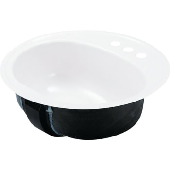 Image for Bootz 18" Round Lavatory Sink White Porcelain Steel from HD Supply