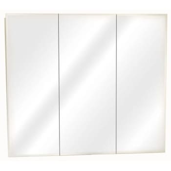 Image for Zenith 48 W X 30 In H Surface-Mount Tri-View Bevel Mirror Medicine Cabinet from HD Supply