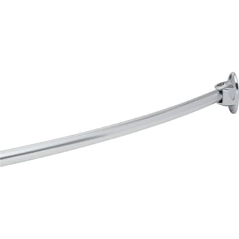 Seasons®  60" Chrome Aluminum Curved Shower Rod