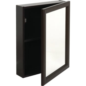Image for Zenith 16w X 20"h Surface Mount Espresso Wood Medicine Cabinet from HD Supply