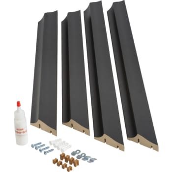 48 X 36 Satin Black Mirror Frame Kit Hd Supply 48 X 36 Satin Black Mirror Frame Kit
