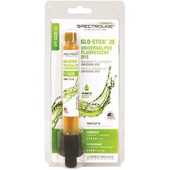 Spectroline Glo-Stick 2e 0.5 Oz. Fluorescent Dye Capsule For 5 Lbs. - 9.9 Lbs.