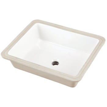 Image for Gerber Wicker Park Square Petite Undercounter Lavatory Sink, White from HD Supply