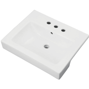Image for Gerber Wicker Park Bathroom Sink (White) from HD Supply