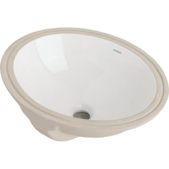Image for Gerber Luxoval Undercounter 15x12" Oval Lavatory Sink, White from HD Supply