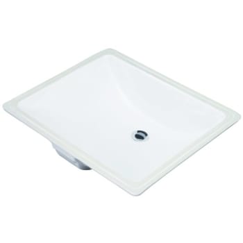 Image for Gerber Logan Square Petite Undercounter Lavatory Sink, White from HD Supply