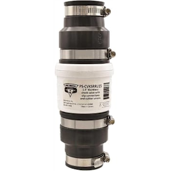 Glentronics 1 ‚1/2" Pvc Klunkless/Quietcheck Slip Check Valve